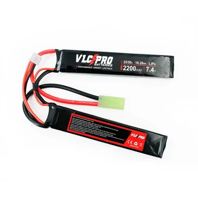 LIPO 7.4V 2200 mAh Doble 25C/50C Minitamiya