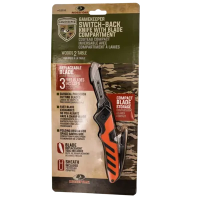 Gamekeeper Switch-Back Foldekniv Sort - Allen Company