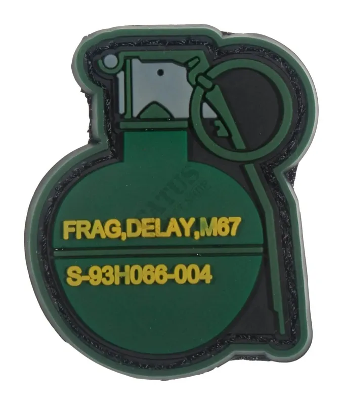Delta Armory DA FragGranat Patch, Selvlysende