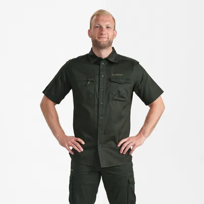 ATLAS Skjorte S/S, Timber - Deerhunter