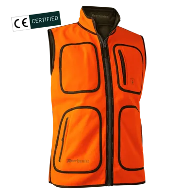 Gamekeeper Vendbar Fleecevest, Safety - Deerhunter