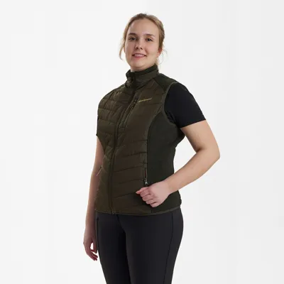 Lady Caroline Vatteret Vest, Timber - Deerhunter