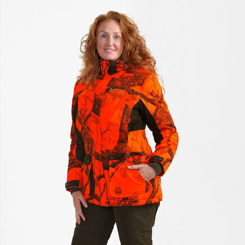 Deerhunter Lady EAGLE Vinterjakke, Realtree Edge® · Naranja