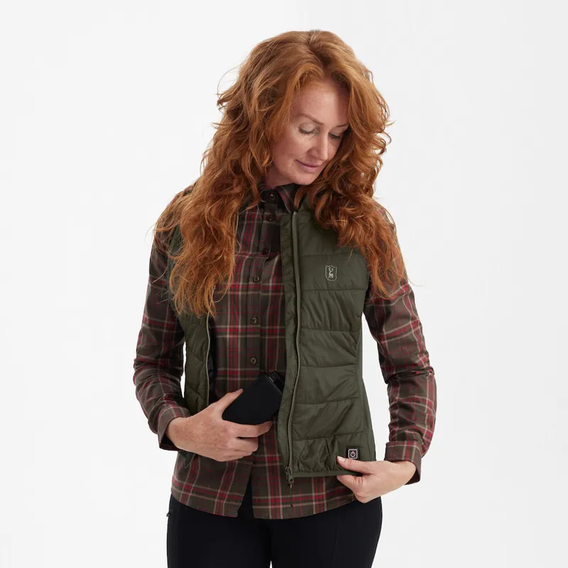 Deerhunter Lady HEAT Indervest · Verde / OD