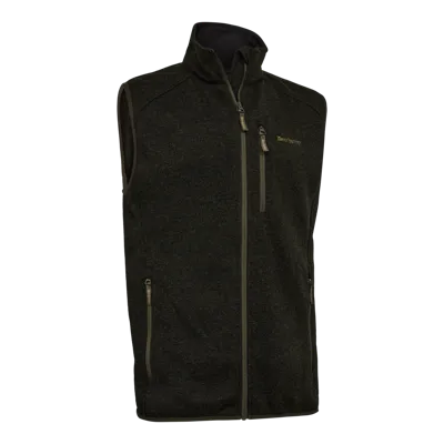 MOOR Strikket Vest, Timber - Deerhunter