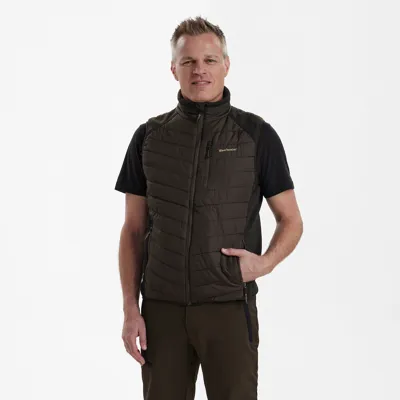 MOOR Vatteret Vest Med Strik, Leaf - Deerhunter