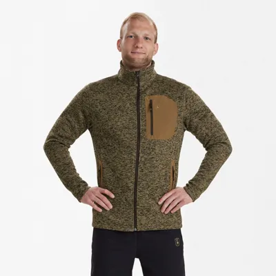 SAREK Strikjakke, Butternut Melange - Deerhunter