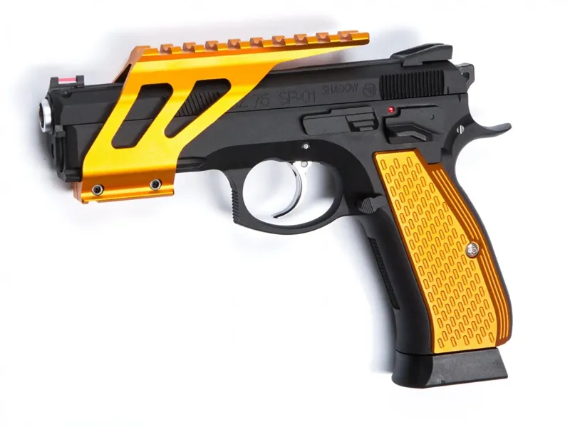ASG Grip, Shells,, Alu, CZ, SP-01, Shadow · Naranja