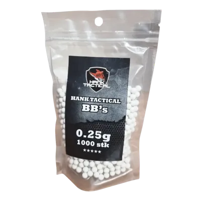 BBs 0,25g, 1000 Stk - Hank Tactical