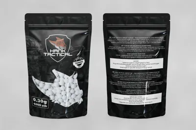 Tracer BBs, BIO, 0,30g, 4000 Stk, Grøn - Hank Tactical