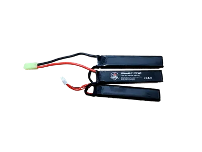 11,1V LIPO, 2200 mAh, Crane - Hank Tactical