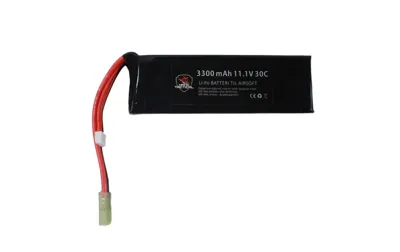 11,1V LIPO, 3300 mAh - Hank Tactical