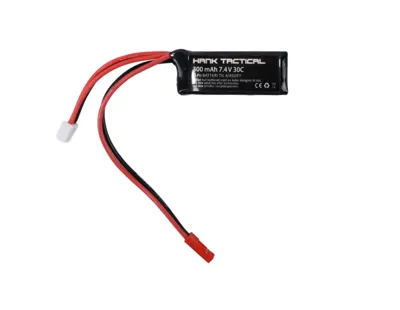 7,4V LIPO, 300 mAh - Hank Tactical