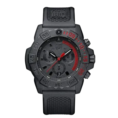 Navy SEAL Sort/Rød, 45 mm - Luminox