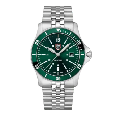 Nordic 0920 Quartz Stål, Grøn - Luminox