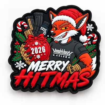 Merry Hitmas 2026 PVC Patch, Limited Edition - Hank Tactical