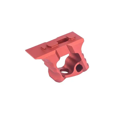 CNC Håndstop, M-LOK/KeyMod, Rød - Metal