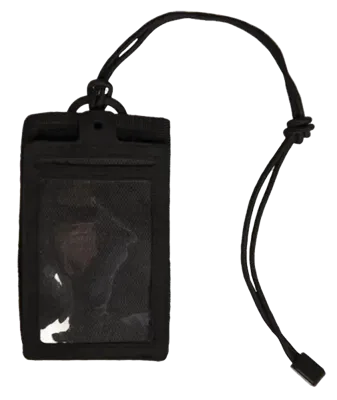 ID Lomme Med Lanyard, Sort - Mil-Tec