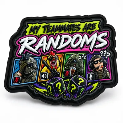 My Teammates Are Randoms PVC Patch - Hank Tactical