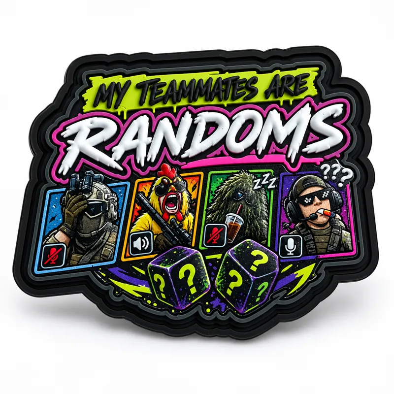 Hank Tactical My Teammates Are Randoms PVC Patch