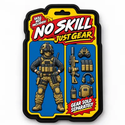 No Skill, Just Gear PVC Patch - Hank Tactical