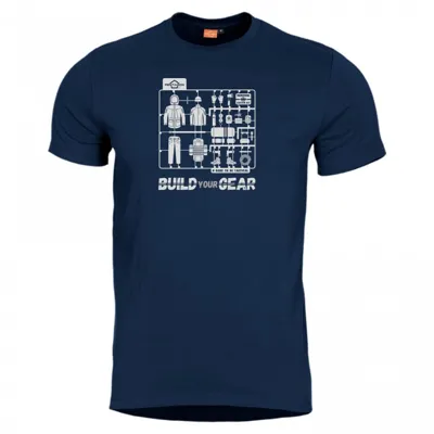 Ageron T-Shirt, Build Your Gear, Midnight Blå - Pentagon