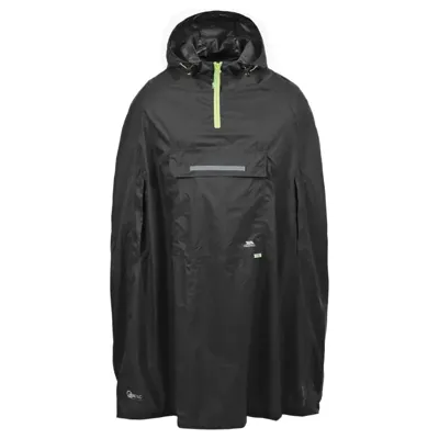 Qikpac Poncho, Sort - Trespass