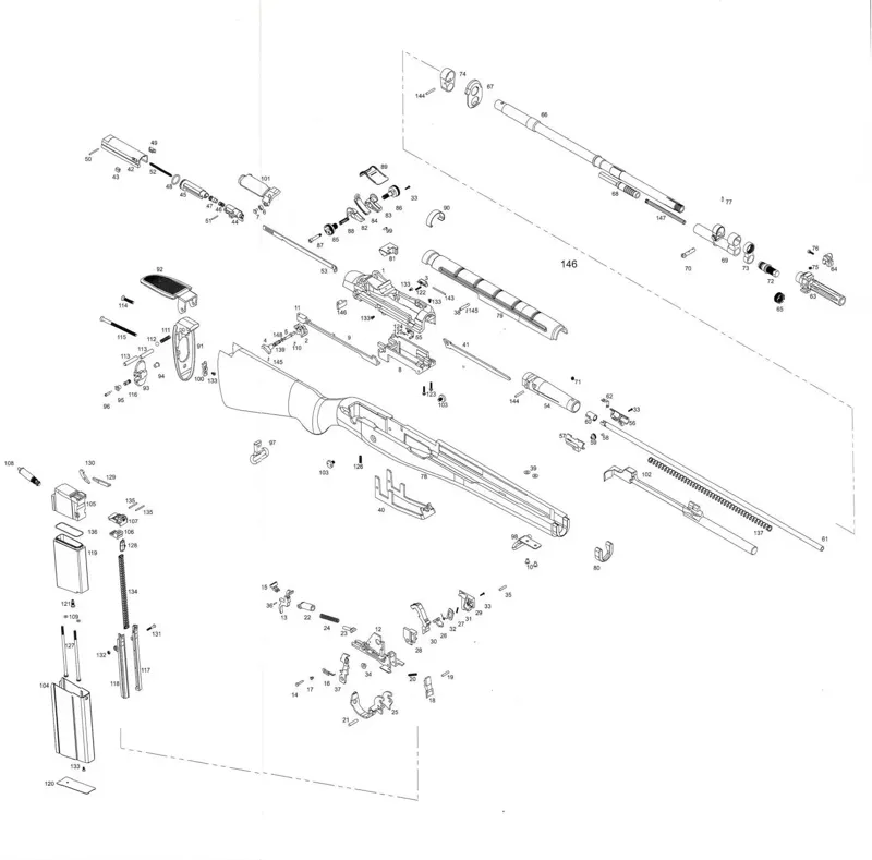 WE Airsoft WE M14 del #106+107