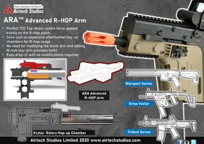 M4 Hop-Up Kammer - Modified R-Hop Arm - Airtech Studios