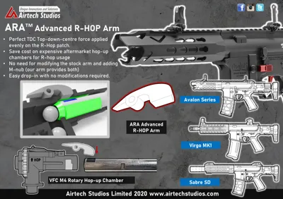 VFC M4 Hop-Up Kammer - Modified R-Hop Arm - Airtech Studios