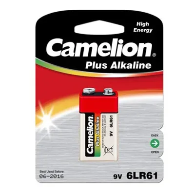 Alkaline Batteri, 9V - Camelion
