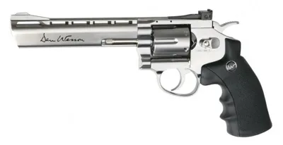 Dan Wesson 6" Revolver Sølv, GNB - CO2 - ASG