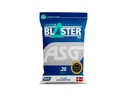 Gamma Blaster - 0,20 Gram 5000 Stk. Hvid - ASG