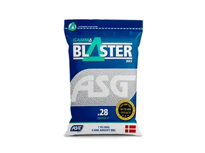 Gamma Blaster - 0,28 Gram 3600 Stk. Hvid - ASG