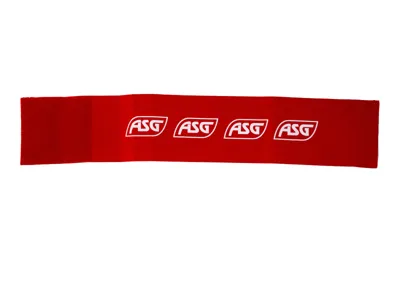 Hold Makeringsbånd Med Elastisk & Velcro, Rød - ASG