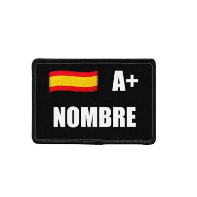 Personalizado Nombre y Grupo Sanguíneo