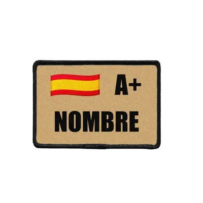 Personalizado Nombre y Grupo Sanguíneo