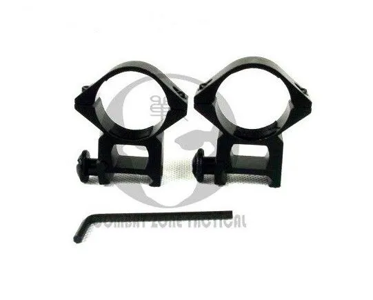 Anillas 30mm Altas 2UDS · Negro
