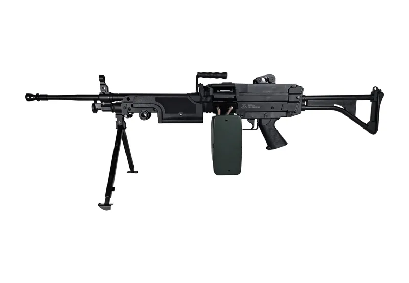 Cybergun FN 249 MK1, MOSFET, Sort
