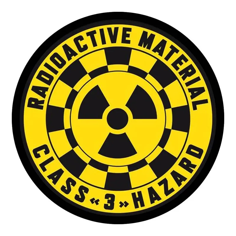 Radioactive Material Class 3 Hazard
