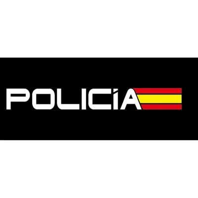 Policía y Bandera de España