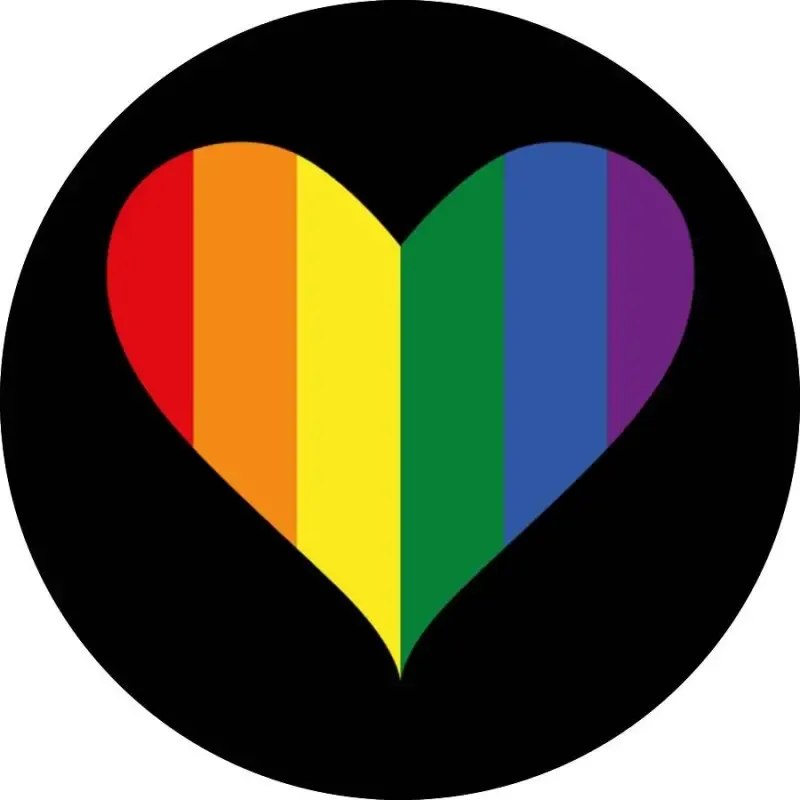 Corazón Bandera LGTB