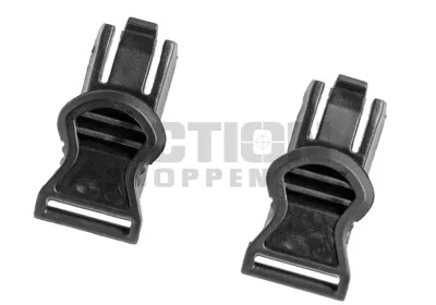 Goggle Swivel Clips 19mm Til Hjelm, Sort - FMA Airsoft