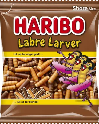 Labre Larver 120g - Haribo