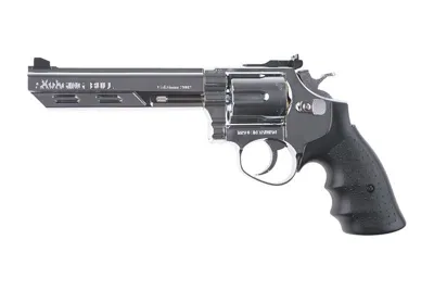 HFC - Revolver 6", Sølv, GNB - Gas - HFC airsoft