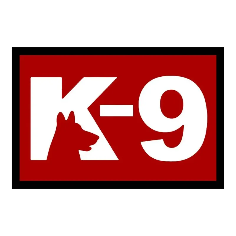 K-9 Rojo y Blanco