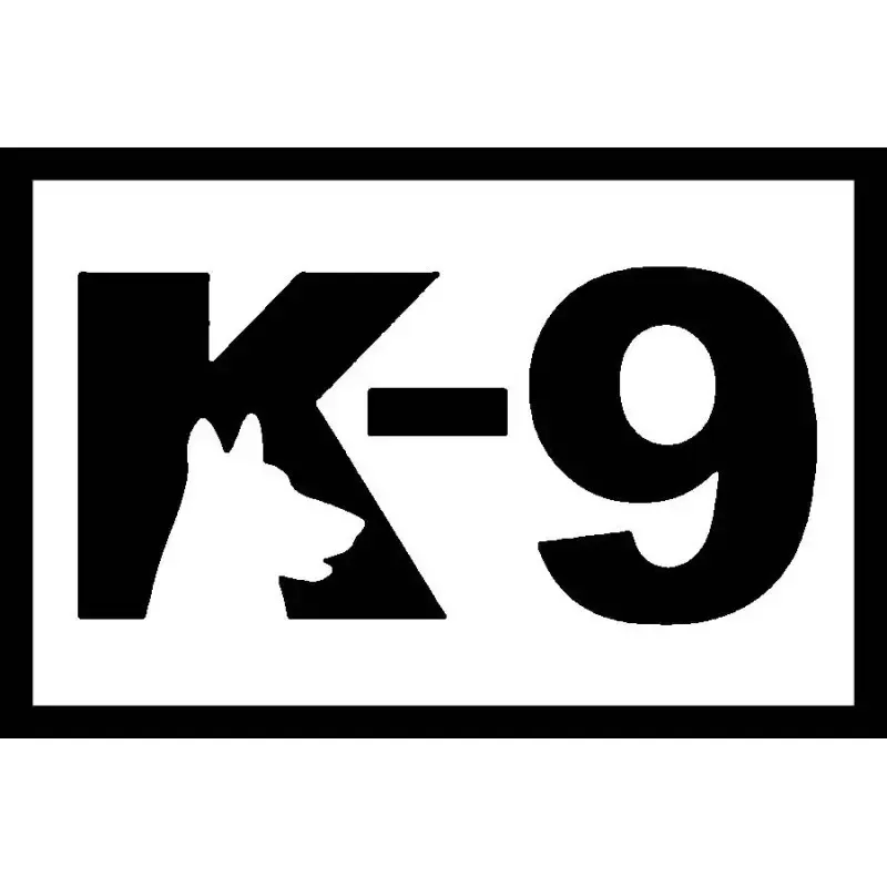 K-9 Blanco y Negro
