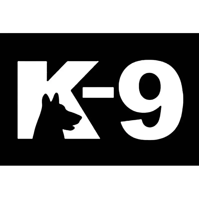 K-9 Negro y Blanco