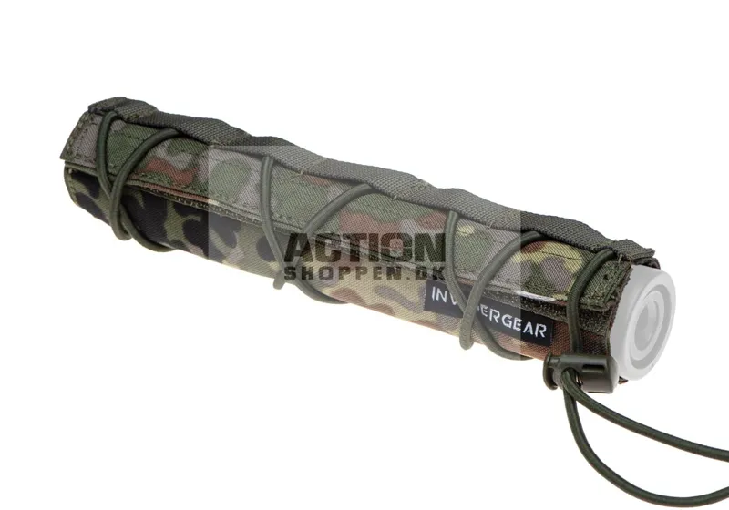 Invader Gear Suppressor Cover 22 cm · Flecktarn