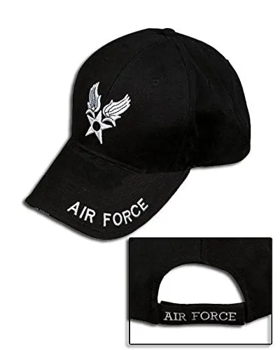 Mil-Tec Kasket, Air FORCE, Sort